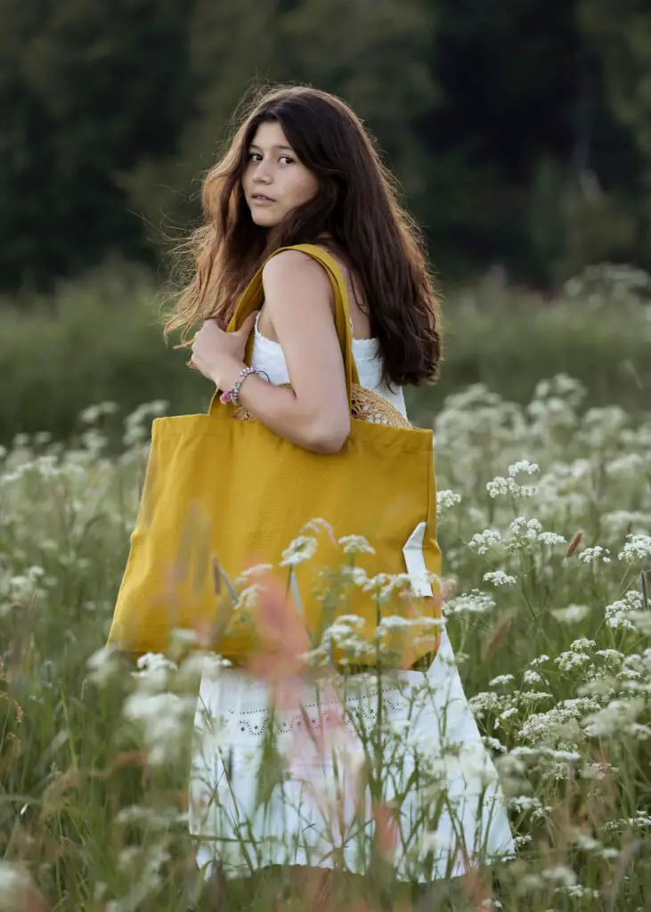 Rima canvas taske - Mustard miljørigtige produkter