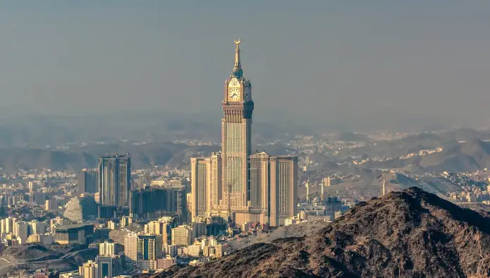 Abraj Al-Bait Clock Tower verdens højeste bygning nr. 3