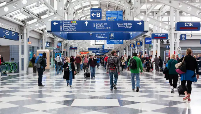 10 af de største lufthavne i verden o'hare international airport