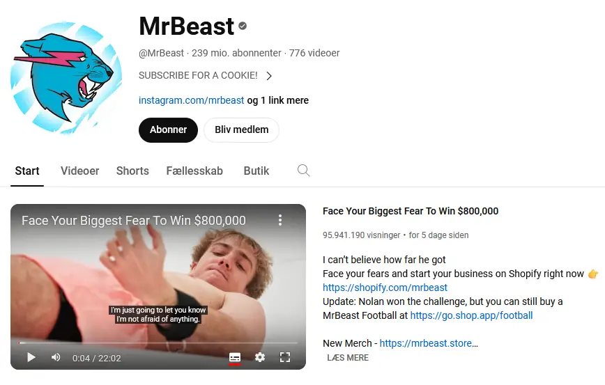 mrbeast youtube