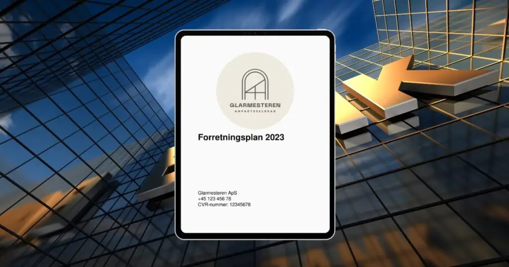 forretningsplan til banken