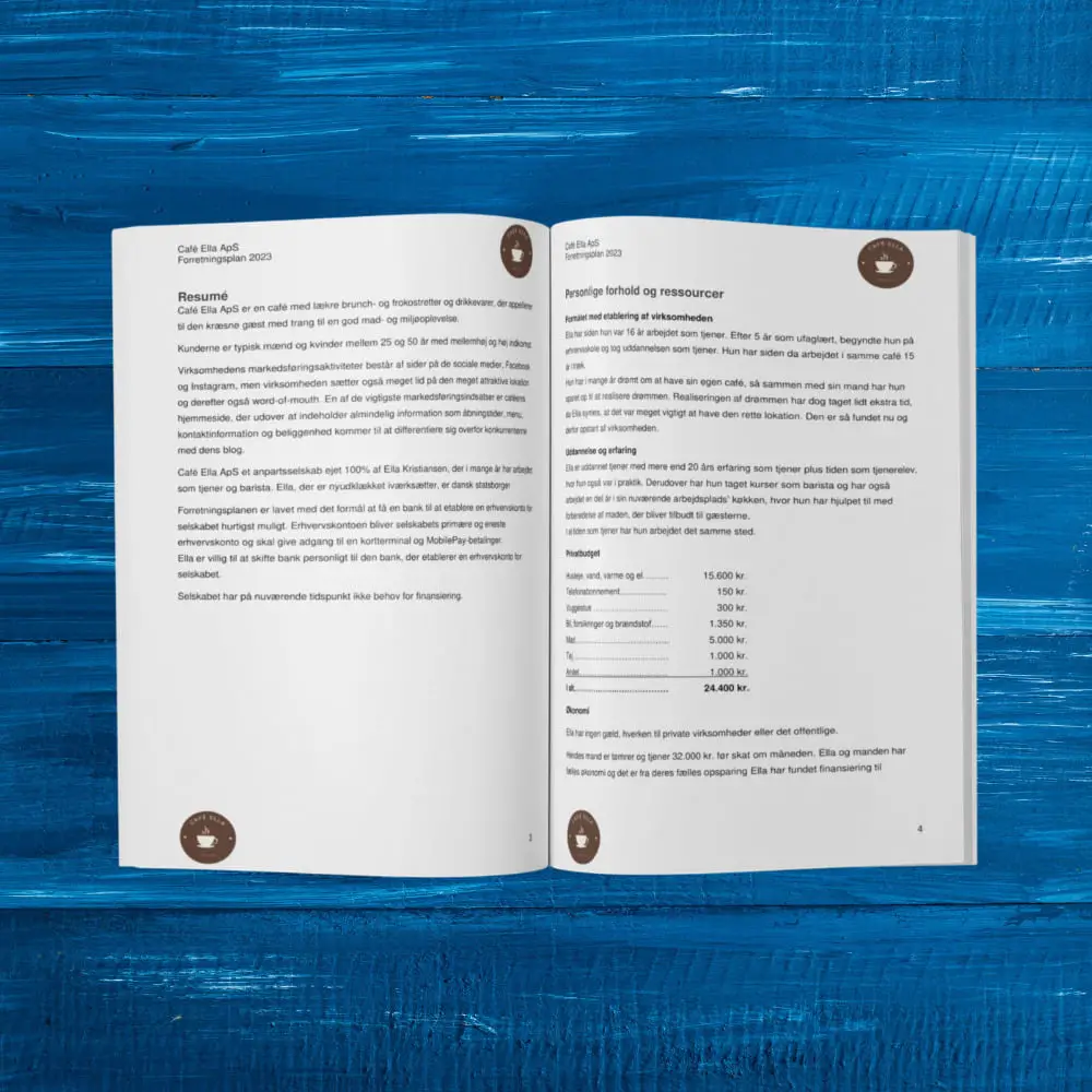 forretningsplanseksempel for cafe - forretningsplan for cafe startup consulting og startup magazine 2