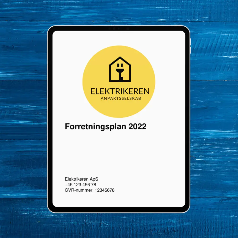 forretningsplanseksempel for elektriker - forretningsplan for elektriker startup consulting