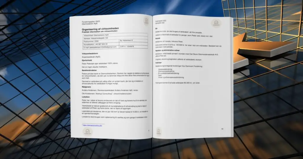 hvad er en forretningsplan