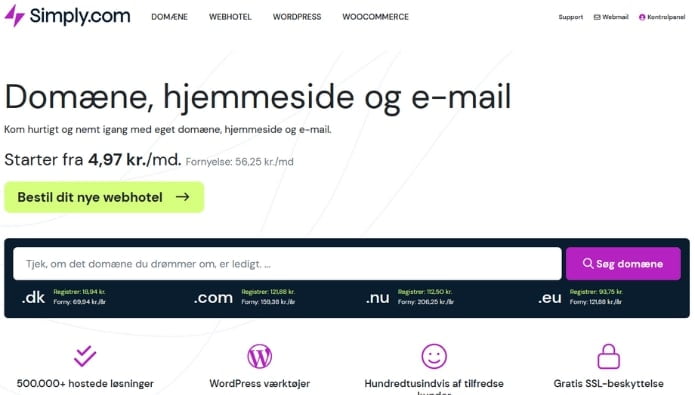 loadhastighed gør din hjemmeside hurtigere med simply.com