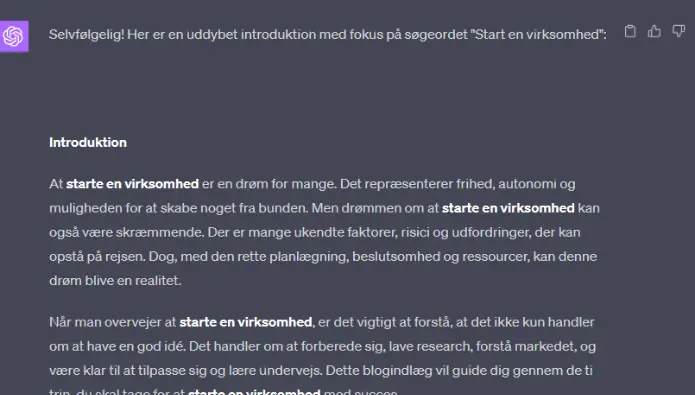 Skriv et blogindlæg med ChatGPT pro tips UDDYB
