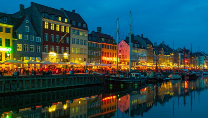 natteliv - københavn om aftenen