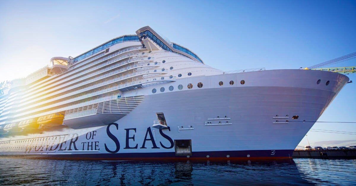 De 20 største krydstogtskibe i verden - billede af wonder of the seas